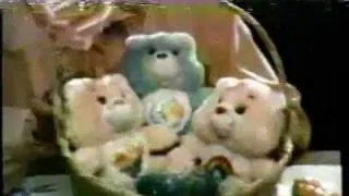 VINTAGE 80'S CARE BEARS EASTER BASKETS COMMERCIAL