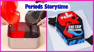 🥶 Periods Storytime 🌷 Perfect One Chip Challenge Cake Decorating Ideas