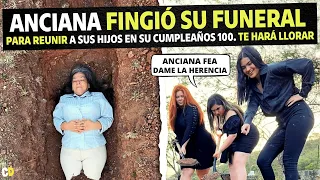 Madre anciana fingió su funeral para reunir a sus hijos, te hará llorar.