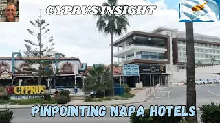 Pinpointing Hotels in Ayia Napa Cyprus  - Get Your Bearings.