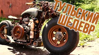 Тульский дизельпанк: мотоцикл, построенный с нуля в гараже #МОТОЗОНА №97