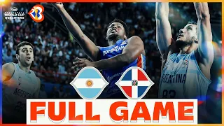 Argentina v Dominican Republic | Basketball Full Game - #FIBAWC 2023 Qualifiers