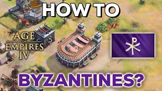 How to play Byzantines Fast Aggression in Season 6 AOE4?
