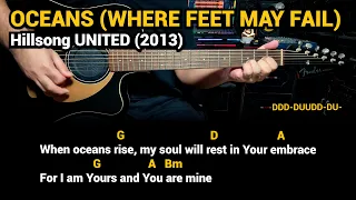 Oceans (Where Feet May Fail) - Hillsong UNITED (2013) Easy Guitar Chords Tutorial with Lyrics