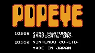 Popeye - NES Gameplay