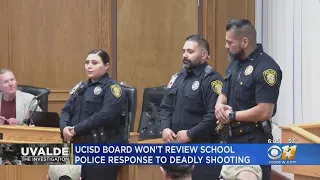 Uvalde school board won't review school police response to deadly shooting