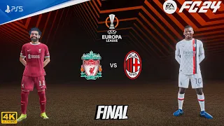 FC 24 - Milan Vs Liverpool | UEFA Europa League Final 23/24 | PS5™ [4K60]