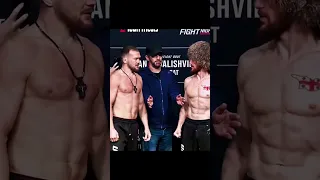 PETR YAN HITS DVASHAVILI ON WEIGH IN 😳 #ufc #mma #petryan