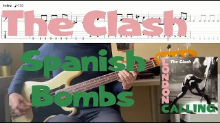 The Clash - Spanish Bombs (Bass Cover & Tabs)