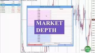 Market Depth индикатор MT4 реальный объем рынка