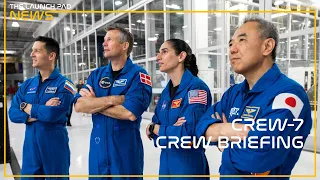 LIVE! Crew-7 Talk With Media Ahead Of Launch To Station