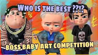 Boss Baby Competition - Art Glowup - Boss Baby Transformation.
