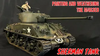 How to Paint and weather the 1/16 M4A3E8 Sherman from Andy's Hobby Headquarters