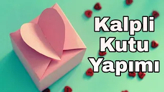 KALPLİ KUTU YAPIMI | Hediye Kutusu Yapımı | Origami Kutu Yapımı