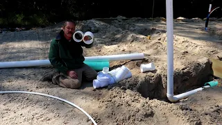 Running a sewer line part 1   parts and pipe