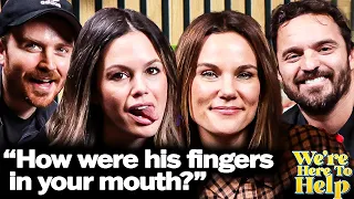 Knuckle Deep in my Mouth w/ Rachel Bilson & Olivia Allen | We're Here to Help, Jake Johnson & Gareth