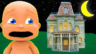 Baby Goes To A HAUNTED HOUSE!