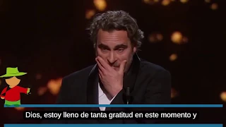 Discurso completo de Joaquin Phoenix en los Oscar (subtitulado español)