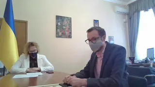 перший заступник Голови Держтуризму співбесіда з суб’єктом призначення - Домбровський