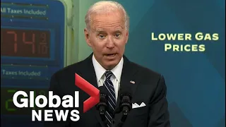 Biden calls for 3-month suspension of gas tax amid skyrocketing prices at the pump | FULL