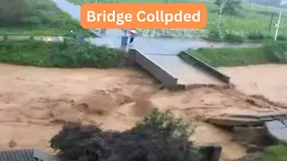 Flood Swapped Away Bridge in China, spark extreme weather fears | China Floods 2024