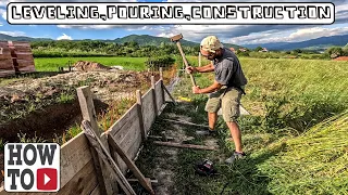 Salovanje temelja - Foundation preparation for concreting