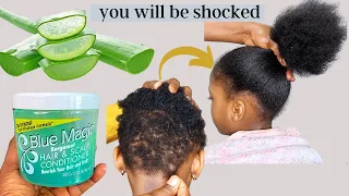 How I Used Aloe Vera And Blue Magic For Extreme  Hair Growth and  Thickness.