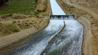 Koohrang Waterfall,the spring of Zayandehrood River,Chahar mahal Province,Iran.