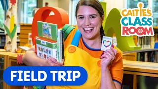 Let's Go To The Library | Caitie's Classroom Field Trip | Virtual Visit for Kids!