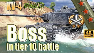 KV-4: Boss in tier 10 battle & 3rd MoE - World of Tanks