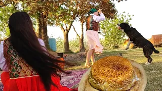 Royal rice is a unique native dish of Azerbaijan, suitable for ceremonies ,Kral Pilov Azərbaycan