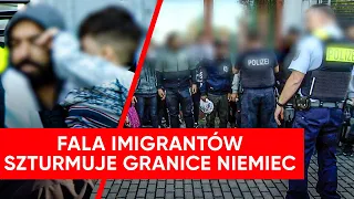 Imigranci szturmują przy polskiej granicy. Niemiecka policja nie nadąża w akcji