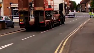 lorry has hit a cyclist on ashby road loughborough no gore or victim shown.