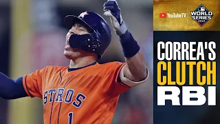 Carlos Correa's CLUTCH RBI single extends Astros' lead in World Series Game 7