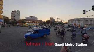 Tehran Iran - Typical Traffic