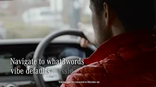 What3words voice navigation – how to | Mercedes-Benz Canada