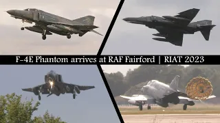 F-4E Phantom arrives at RAF Fairford | RIAT 2023