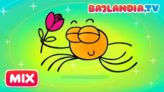 MIX Maluśki pajączek - Piosenki dla dzieci Bajlandia TV - ZESTAW Teledyski Dla Dzieci