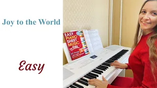 Joy to the World. EASY PIANO for Beginners. Played live. Function "recording" on the Yamaha DGX 670.