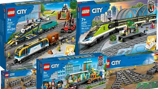 Combining Every New Lego Train Set Available TODAY!