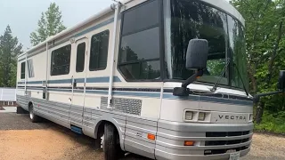 Vintage Winnebago hard to source parts.  Very scary brake rotors.