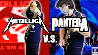 Metallica vs Pantera | Guitar riff battle