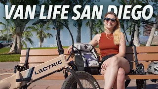 Living in Our Van on the San Diego Coast (Lectric XP Lite eBikes)