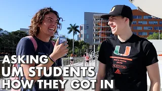 Asking University of Miami Students How They Got Into UMiami | GPA, SAT/ACT, Clubs, etc.