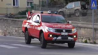 CA/ESK Fiat Fullback+APS  Iveco City "2000" Vigili del Fuoco Imperia in sirena