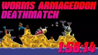 Worms Armageddon - Deathmatch Speedrun in 1:58:14