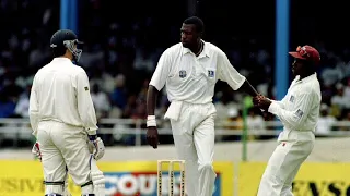 Steve Waugh and Curtly Ambrose Clash Australia VS West Indies