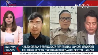 #1 Hasto - Gibran Perang Kata Soal Pertemuan Jokowi Megawati, Pengamat Bilang Masih Kecewa.