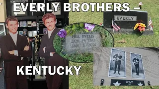 Phil Everly gravesite, Everly Brothers museum & monument Central City, Kentucky.