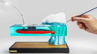 SUBMARINE FIRING MISSILE DIORAMA/ How to make/ DIY